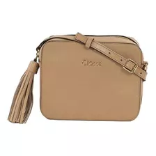 Bolsa Classe Couro Transversal Feminina 2088-2 Cb34 Nude