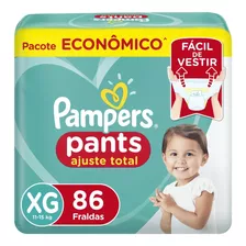 Fraldas Pampers Pants Xg 86 Unidades