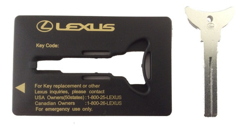 Tarjeta Llave Lexus Es250 Es300 Gs300 Ls400 Lx450 Sc300-400. Foto 2