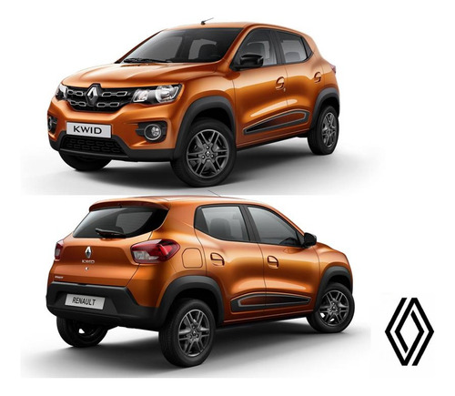 Tapetes 3d Logo Renault + Cubre Volante Kwid 2019 A 2023 Foto 8