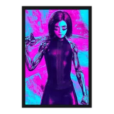 Quadro 44x64cm Alita - Battle Angel - Anjo De Combate - 45