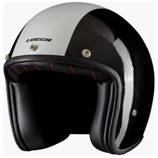 Capacete Lucca Café Racer Custom + Brinde Bolha E Flip,, 