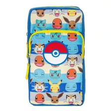 Mochila Bandolera Pokemon Cuerpo Cruzado Niños 3-7 Años *sk Color Azul