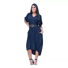 Vestido Preto Feminino Look Tendência 38-52