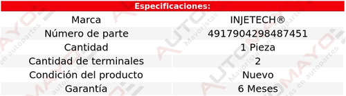 Un Inyector Combustible Injetech Matrix L4 1.8l 2003-2006 Foto 4