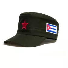 Boné Cubano + Brinde Pin Foice Martelo Estrela Vermelha Cap