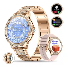 Reloj Inteligente Bluetooth Diamond Ecg 1.32 Para Mujer