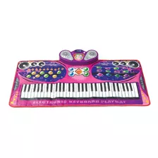Piano Musical Princesa Alfombra C/mic + Pulsera Magic Pets