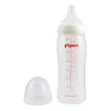  Pigeon Peristaltic Sof Touch Color Transparente De 330ml Con Tetina Número L De Flujo Rápido