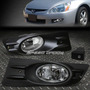 For 06-07 Honda Accord Coupe Smoked Lens Bumper Fog Ligh Spp