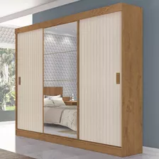 Guarda-roupa Casal Sorento 3 Portas Mocaccino/3d Bege