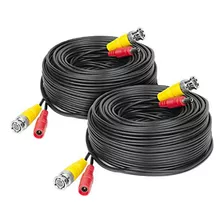 Amcrest - Paquete De 2 Cables Para Cámara De Seguridad 4k, C