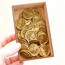 90 Lacres De Cera Dourado Pronta Entrega - Escolha O Desenho