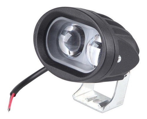 Par Faros 2 Led Lupa Ovalo Auxiliar Tipo Wall-e 12/24v Foto 3