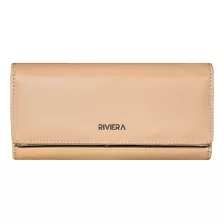 Billetera Riviera Gea Beige Ecocuero