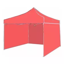 Gazebo Plegable Expo 3x3mts Con Paredes Premium - 3 Colores