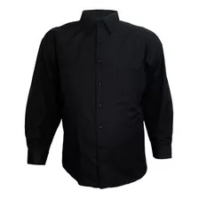 Camisa Social Breda Plus Size Longa 011411380 Branca/preta