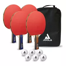 Joola Juego Avanzado De Remo De Tenis De Mesa, Incluye 4 Pal