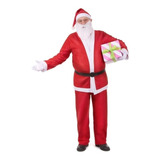 Disfraz Completo De PapÃ¡ Noel Santa Claus Navidad Adulto