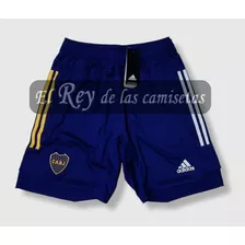 Short Boca Juniors adidas Con Bolsillos Y Cierres Tremendo!!