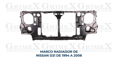 Marco Radiador Nissan D21 1994-94-97-00-02-04-05-2008-08 Ore Foto 2