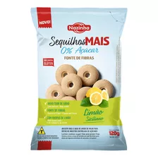 Sequilhos Sem Açúcar Sem Glúten Limão Siciliano - Nazinha