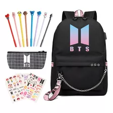 Bts Mochilas Maletas, Bolsas De Viaje Bt21 Set 15 Piezas