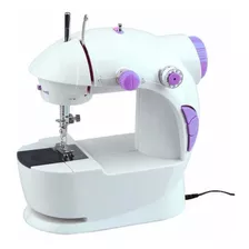Mini Maquina Costura Reta Eletrica Pilha Bivolt Portatil