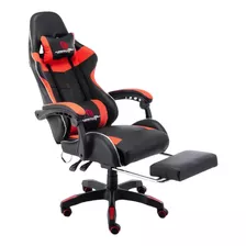  Absolutec Silla Gamer Roja Con Tapizado De Cuero Sintético