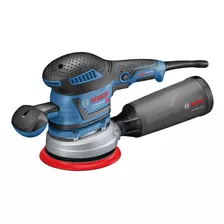 Lijadora Roto Orbital 6 Con Colector, 400 W, Gex 40150, Bosch, Color Azul, Voltaje 110 V