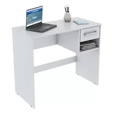 Escritorio Melamina De 90cm X 76cm X 44cm Blanco Home Office