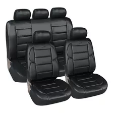 Funda Cubre Asiento Cuerina Ultra Acolchada Soporte Lumbar