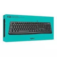 Teclado Logitech K120 Español Conexion Usb Alta Resistencia