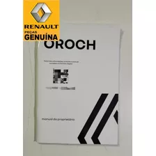 Manual Do Renault Oroch 2022, 2023, 2024 Original Novo