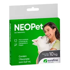 Neopet Ourofino Controle Pulgas Carrapatos Cães Até 10kg