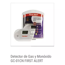 Detector De Gas Y Monóxido De Carbono First Alert