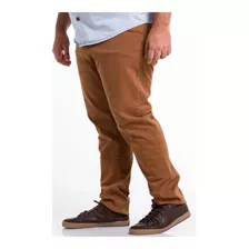 Calça Jeans Branca Preta Masculina Sarja C Lycra Até Nº 58