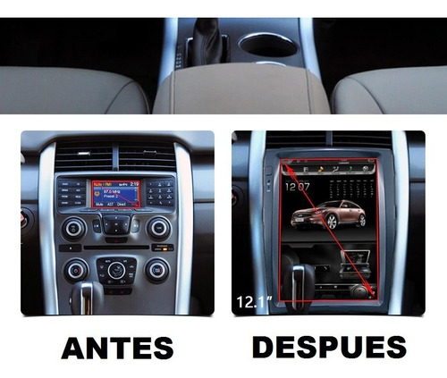 Tesla Ford Edge 2011-2014 Android Gps Touch Bluetooth Radio Foto 6