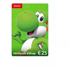 Nintendo Eshop Card 25 Eur Para Cuenta Europea