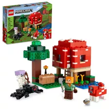 Kit De Construcción Lego Minecraft La Casa Champiñón 21179 272 Piezas 3+