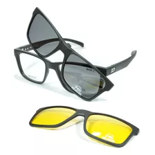 Hb Armação Óculos Clip-on P/ Grau Polarizado Original