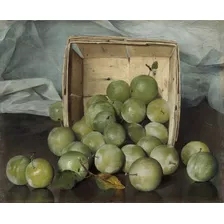 Foto Gravura Para Decorar Copa Cozinha 65x80cm Uvas Verdes