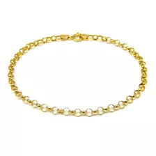 Pulseira Feminina Portuguesa Em Ouro 18k 