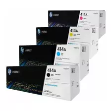 Kit De Toner Hp 414a Negro Cian Amarillo Magenta Originales