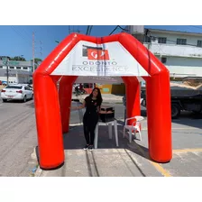 Tenda Inflavel Personalizada 3x3 + 1 Ombrelone 