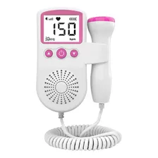 Sonar Fetal Doppler Ultrassom Ouvir Batimentos Bebe Monitor Cor Rosa