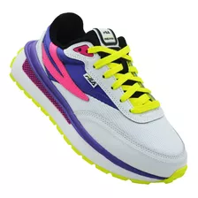 Tenis Fila Renno 3rm02271-152 Wht/elpp/kopk Kid's