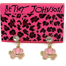 Aros Modelo Carrozas Rosas Betsey Johnson