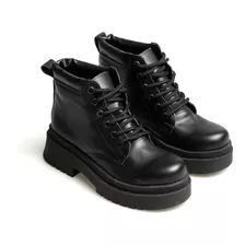 Bota Borcegos Mujer Moda Comodas Livianas Urbana Adelline 