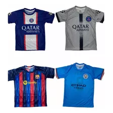 Camisa Infantil Time Futebol Uniforme Criança Kit 3 Peças